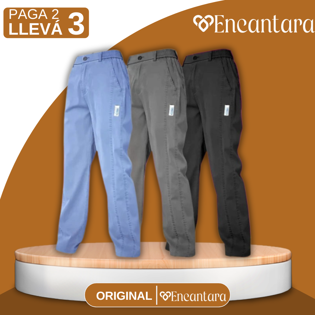 [Paga 2, Llévate 3] Pantalones Aurora de Seda Fría y Poliéster