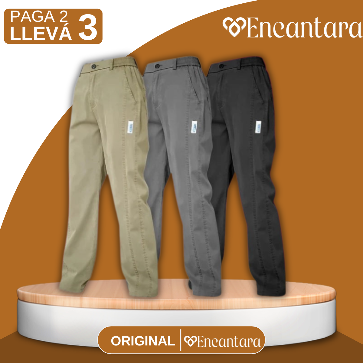 [Paga 2, Llévate 3] Pantalones Aurora de Seda Fría y Poliéster