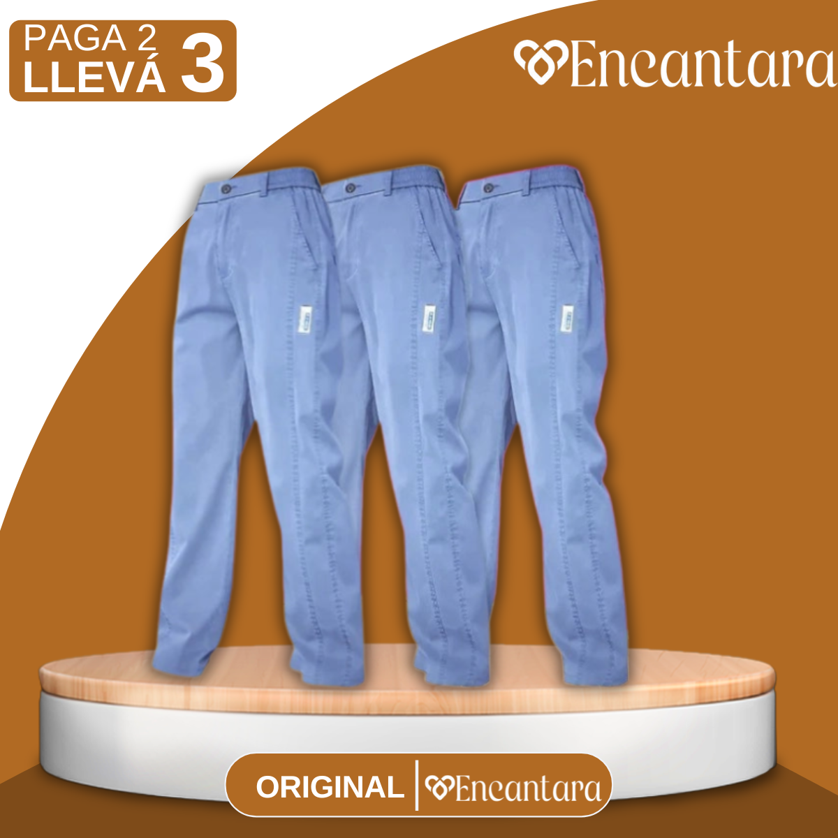 [Paga 2, Llévate 3] Pantalones Aurora de Seda Fría y Poliéster